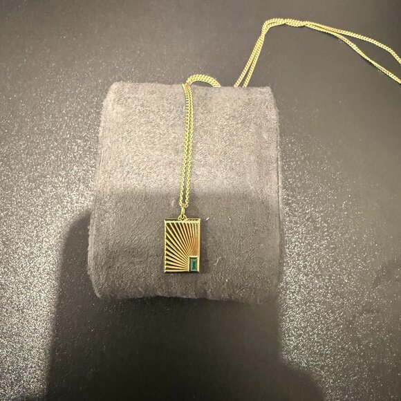 Miansai Gold Rectangular Link Chain Necklace - Picture 1 of 6